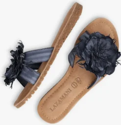 donkerblauwe lazamani slippers la33765