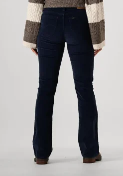 donkerblauwe lee flared jeans breese boot