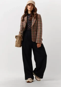 donkerblauwe lollys laundry top ellen blouse