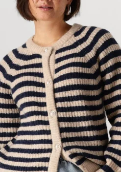 donkerblauwe lollys laundry vest novali cardigan ls