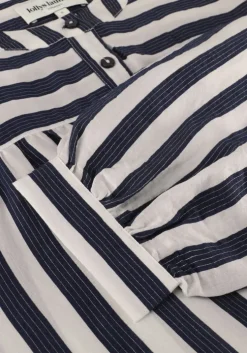 donkerblauwe lollys laundry midi jurk jess dress