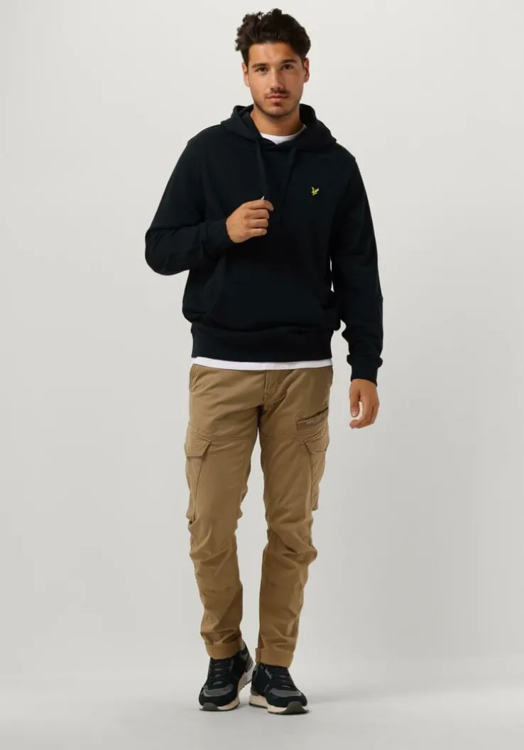 donkerblauwe lyle & scott truien/vesten pullover hoodie