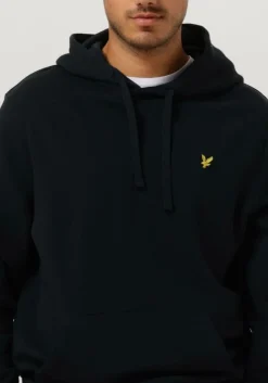 donkerblauwe lyle & scott truien/vesten pullover hoodie