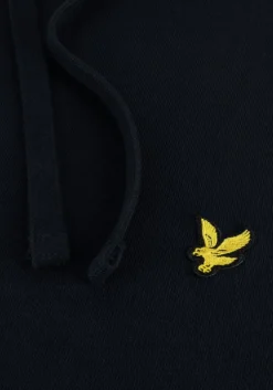 donkerblauwe lyle & scott truien/vesten pullover hoodie