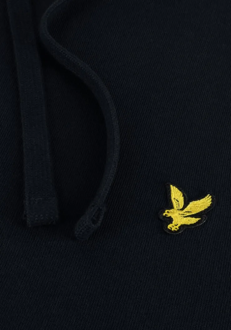 donkerblauwe lyle & scott truien/vesten pullover hoodie