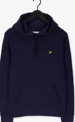 donkerblauwe lyle & scott truien/vesten pullover hoodie