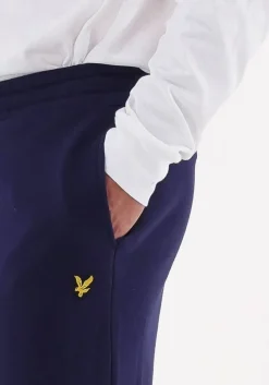 donkerblauwe lyle & scott joggingbroek skinny sweat pants