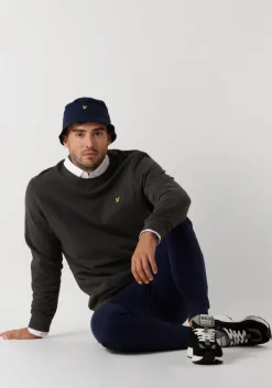 donkerblauwe lyle & scott joggingbroek skinny sweat pants