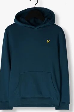 donkerblauwe lyle & scott truien/vesten pullover hoodie boys