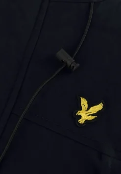 donkerblauwe lyle & scott parka's microfleece parka 2.0