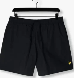 donkerblauwe lyle & scott zwembroeken plain swimshort