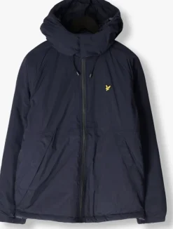 donkerblauwe lyle & scott jack padded puffer jacket