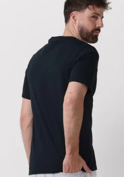 donkerblauwe lyle & scott t-shirt plain t-shirt