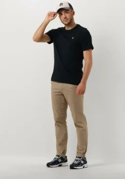 donkerblauwe lyle & scott t-shirt plain t-shirt