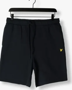donkerblauwe lyle & scott joggingbroek sweatshort