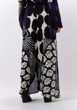 donkerblauwe mes demoiselles wijde broek sanchu