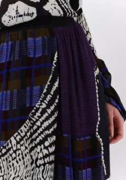 donkerblauwe mes demoiselles wijde broek sanchu