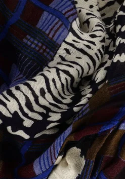 donkerblauwe mes demoiselles wijde broek sanchu