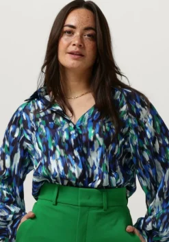 donkerblauwe minus blouses marja shirt