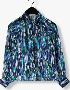 donkerblauwe minus blouses marja shirt