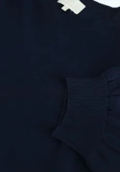 donkerblauwe minus top liva knit tee