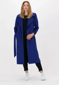 donkerblauwe minus top liva knit tee