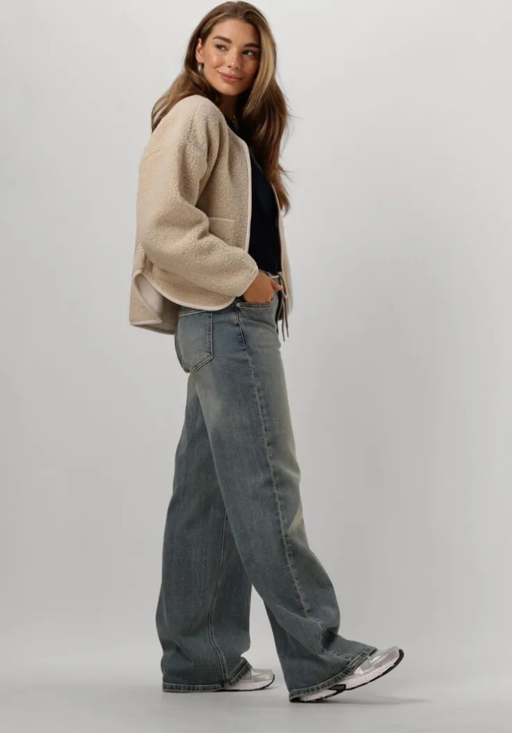 donkerblauwe minus trui liva long sleeve pullover