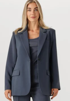 donkerblauwe modström blazer gale blazer