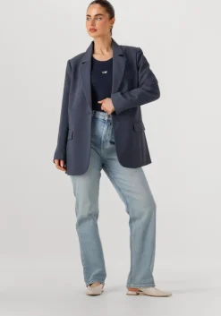 donkerblauwe modström blazer gale blazer