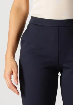 donkerblauwe modström flared broek tanny flare pants