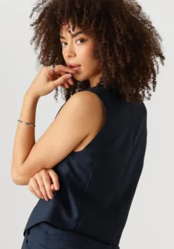 donkerblauwe modström gilet galemd 2 vest