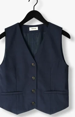 donkerblauwe modström gilet galemd 2 vest
