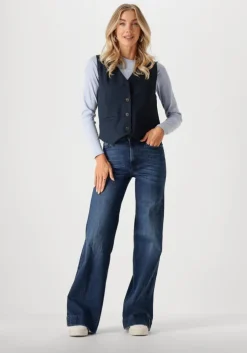 donkerblauwe modström gilet galemd 2 vest