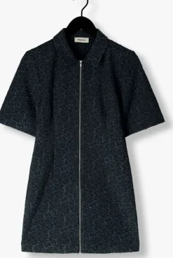 donkerblauwe modström mini jurk hollismd dress