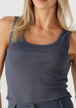donkerblauwe modström top igormd tank top
