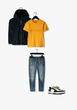 donkerblauwe moodstreet jack jacket solid