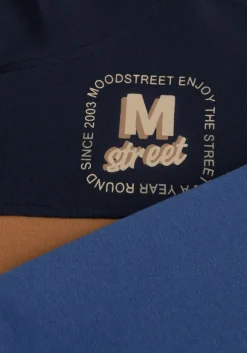 donkerblauwe moodstreet truien/vesten sweater sill