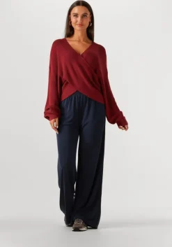 donkerblauwe msch copenhagen wijde broek mschjazlyn lynette pants