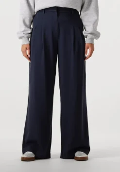 donkerblauwe msch copenhagen pantalon mschhenrika hw pants