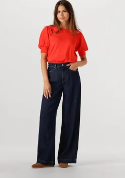 donkerblauwe msch copenhagen wide jeans mschjosephine rue hw pants