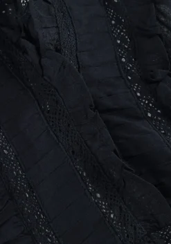 donkerblauwe neo noir blouses evienne s voile top