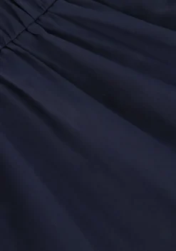 donkerblauwe neo noir midirok yara poplin skirt