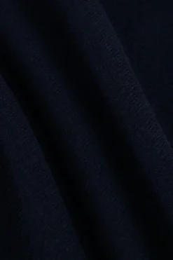 donkerblauwe not shy midi jurk teba