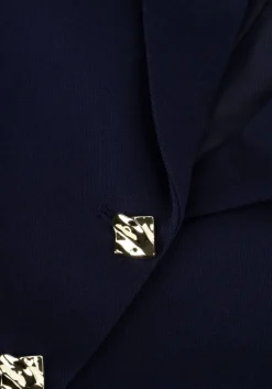 donkerblauwe notre-v blazer na-elai