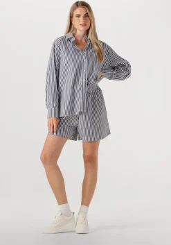 donkerblauwe notre-v blouses nv-frederique