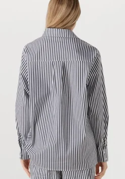 donkerblauwe notre-v blouses nv-frederique