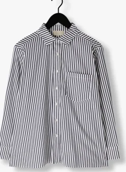 donkerblauwe notre-v blouses nv-frederique