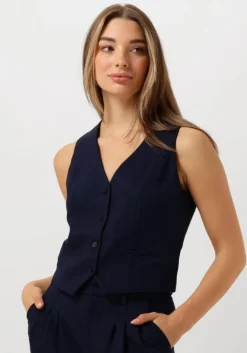 donkerblauwe notre-v gilet nv-eka