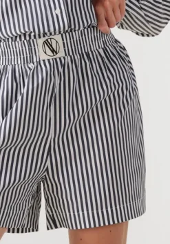 donkerblauwe notre-v korte broek nv-freja