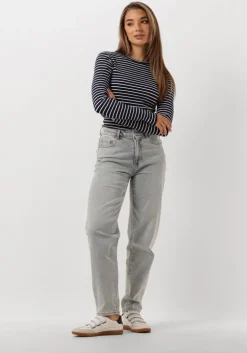 donkerblauwe notre-v tops & t-shirts nv-eelke round neck